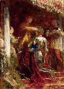 Victory, A Knight Being Crowned With A Laurel-Wreath Frank Bernard Dicksee